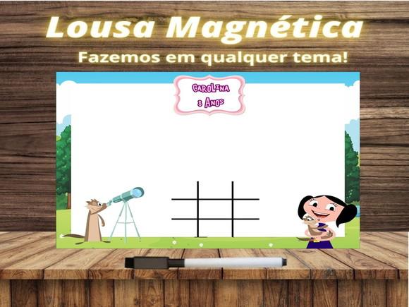 Lousa Magnética + Jogo da Velha Show da Luna com Embalagem