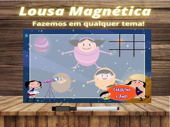 Lousa Magnética + Jogo da Velha Show da Luna com Embalagem