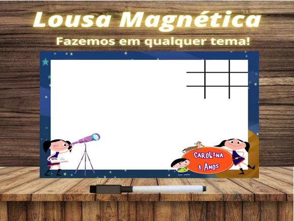 Lousa Magnética + Jogo da Velha Show da Luna com Embalagem