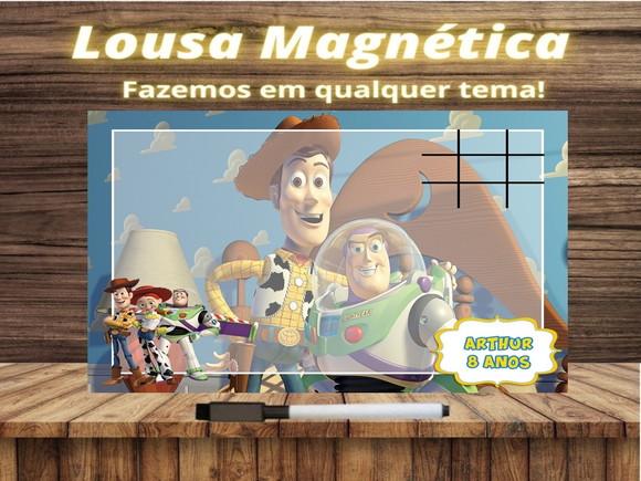 Lousa Magnética + Jogo da Velha Toy Story com Embalagem