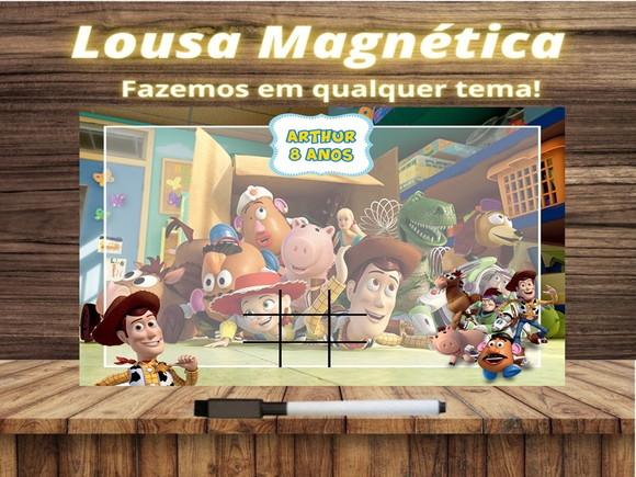 Lousa Magnética + Jogo da Velha Toy Story com Embalagem