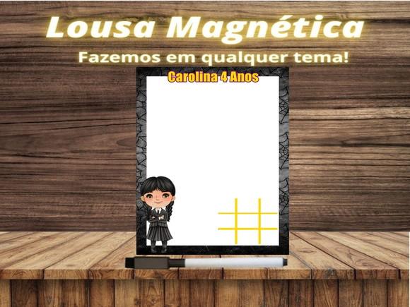 Lousa Magnética + Jogo da Velha Wandinha com Embalagem