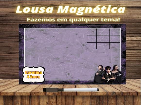 Lousa Magnética + Jogo da Velha Wandinha com Embalagem