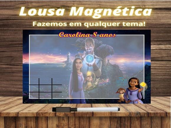 Lousa Magnética + Jogo da Velha Wish com Embalagem
