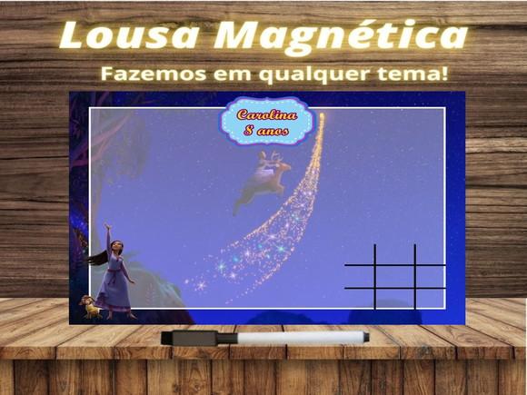 Lousa Magnética + Jogo da Velha Wish com Embalagem