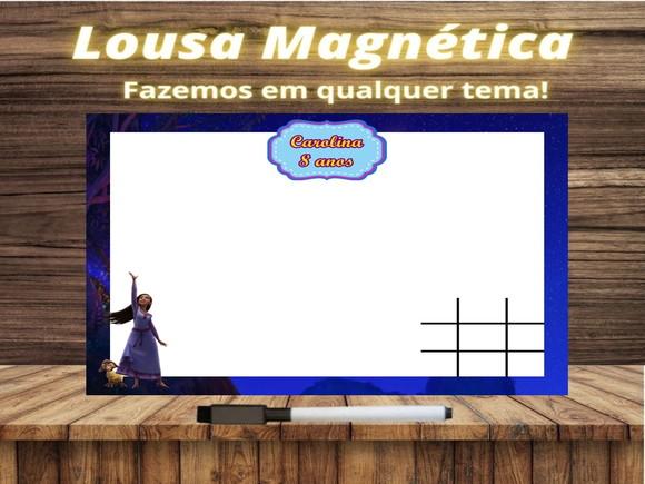 Lousa Magnética + Jogo da Velha Wish com Embalagem