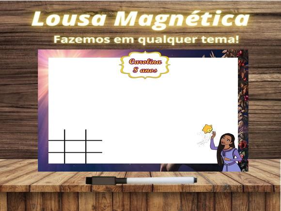 Lousa Magnética + Jogo da Velha Wish com Embalagem