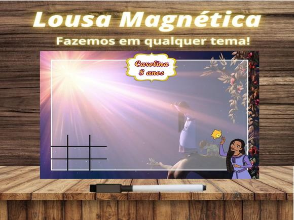 Lousa Magnética + Jogo da Velha Wish com Embalagem