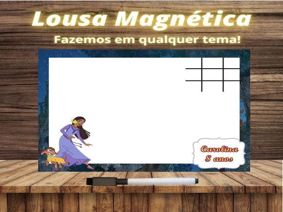Lousa Magnética + Jogo da Velha Wish com Embalagem