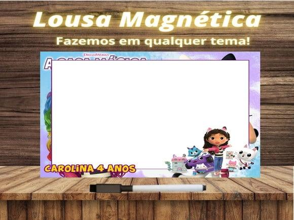 Lousa Magnética a Casa Mágica da Gabby com Embalagem