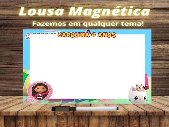 Lousa Magnética a Casa Mágica da Gabby com Embalagem