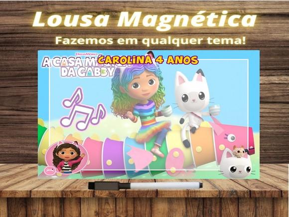 Lousa Magnética a Casa Mágica da Gabby com Embalagem