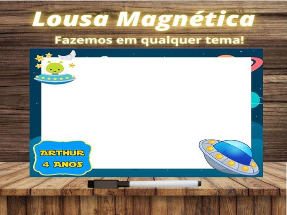 Lousa Magnética Astronauta com Embalagem