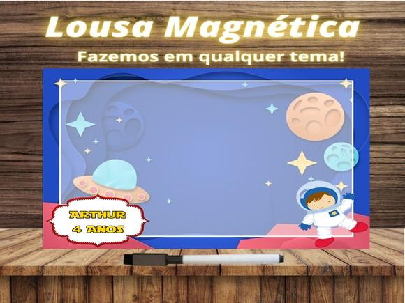 Lousa Magnética Astronauta com Embalagem