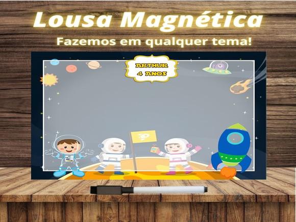 Lousa Magnética Astronauta com Embalagem