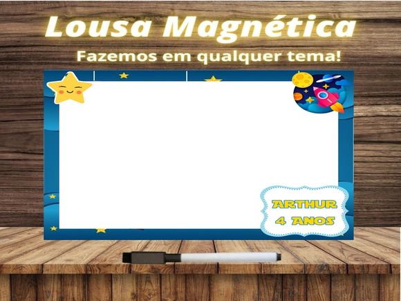Lousa Magnética Astronauta com Embalagem