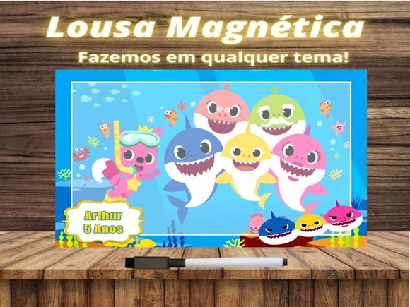 Lousa Magnética Baby Shark com Embalagem
