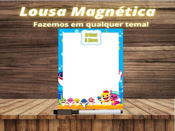 Lousa Magnética Baby Shark com Embalagem