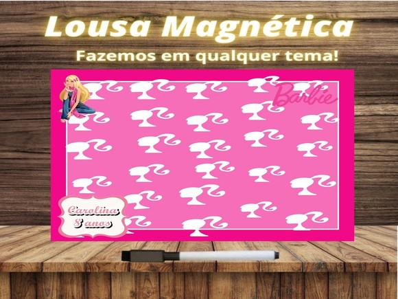 Lousa Magnética Barbie com Embalagem