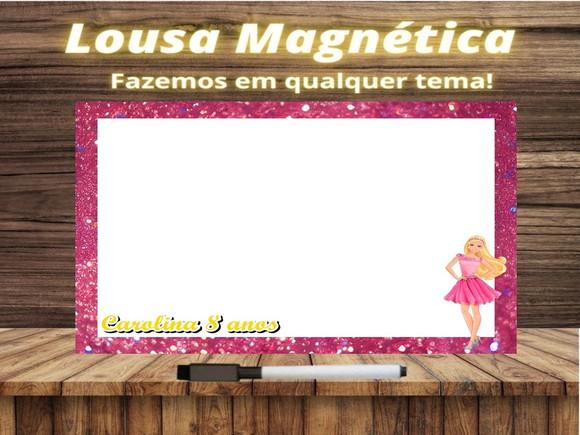 Lousa Magnética Barbie com Embalagem