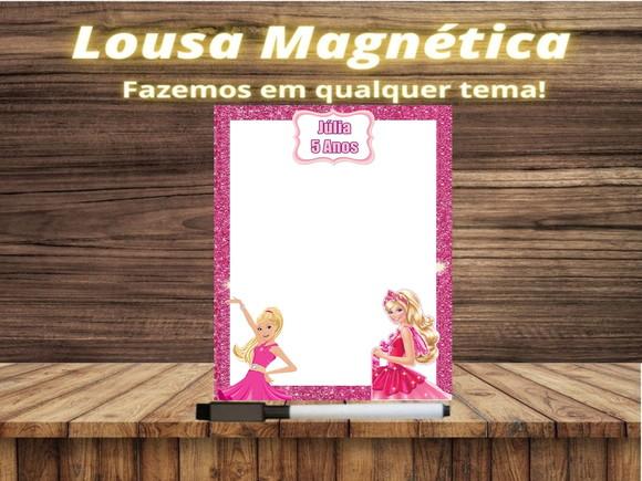 Lousa Magnética Barbie com Embalagem