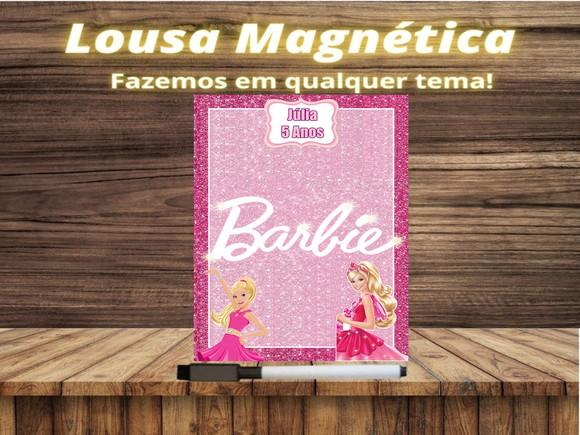 Lousa Magnética Barbie com Embalagem