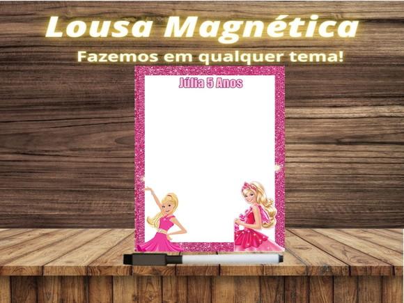 Lousa Magnética Barbie com Embalagem
