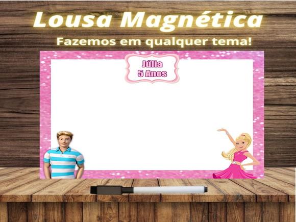 Lousa Magnética Barbie com Embalagem