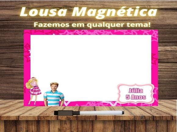 Lousa Magnética Barbie com Embalagem