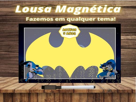 Lousa Magnética Batman com Embalagem