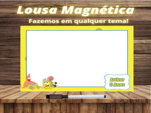 Lousa Magnética Bob Esponja com Embalagem