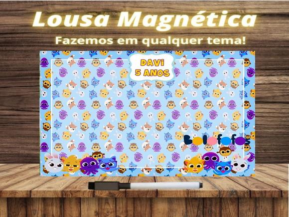 Lousa Magnética Bolofofos com Embalagem