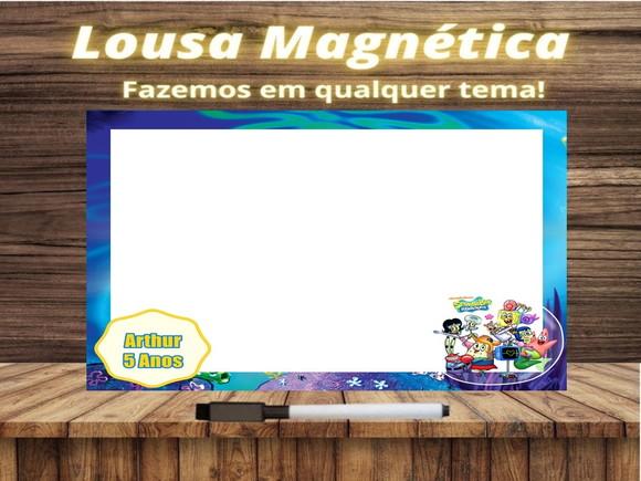Lousa Magnética Bob Esponja com Embalagem