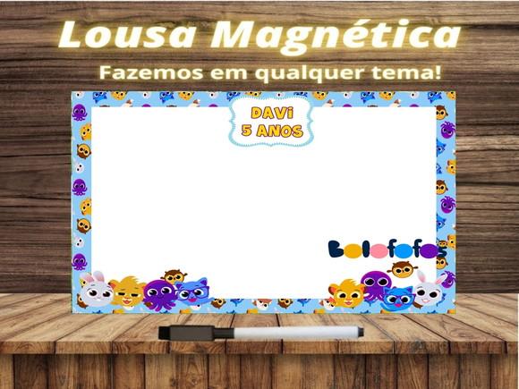 Lousa Magnética Bolofofos com Embalagem