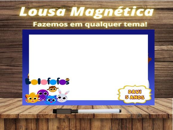 Lousa Magnética Bolofofos com Embalagem