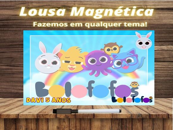 Lousa Magnética Bolofofos com Embalagem