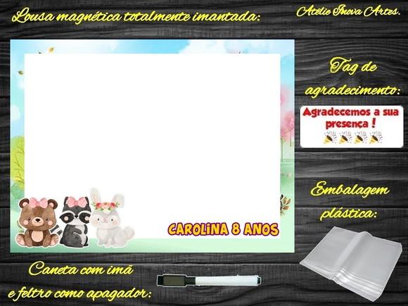Lousa Magnética Bosque Encantado com Embalagem