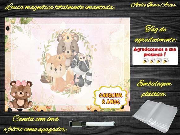 Lousa Magnética Bosque Encantado com Embalagem