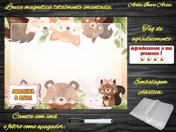 Lousa Magnética Bosque Encantado com Embalagem
