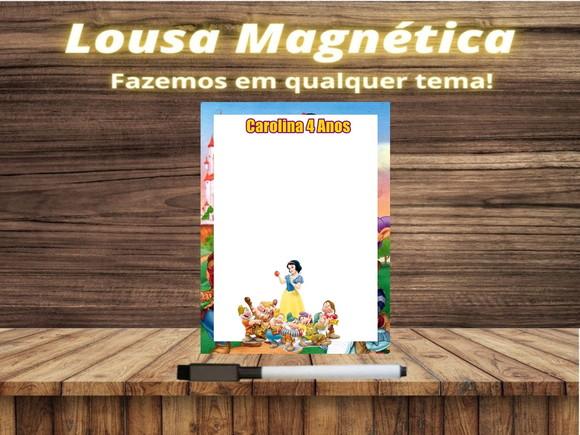 Lousa Magnética Branca de Neve com Embalagem