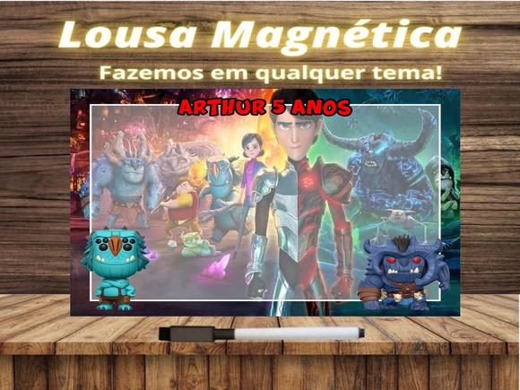 Lousa Magnética Caçadores de Trolls com Embalagem