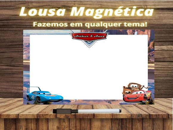 Lousa Magnética Carros com Embalagem