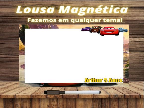 Lousa Magnética Carros com Embalagem