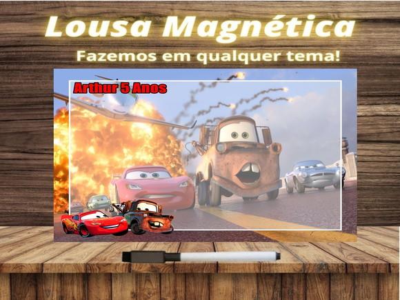 Lousa Magnética Carros com Embalagem