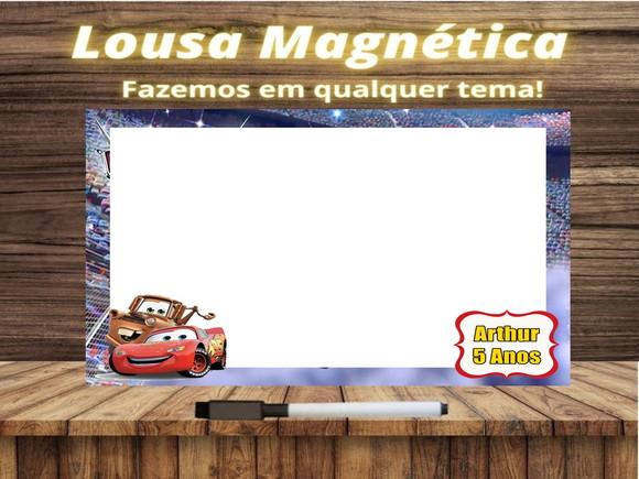 Lousa Magnética Carros com Embalagem