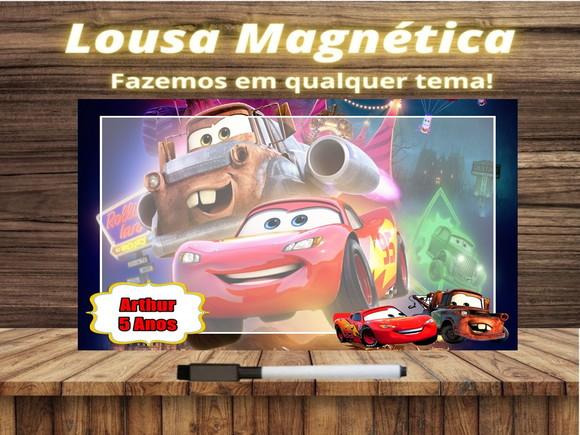 Lousa Magnética Carros com Embalagem