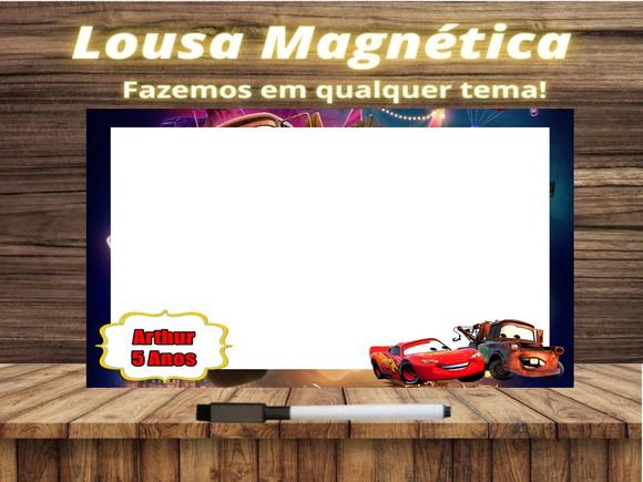 Lousa Magnética Carros com Embalagem