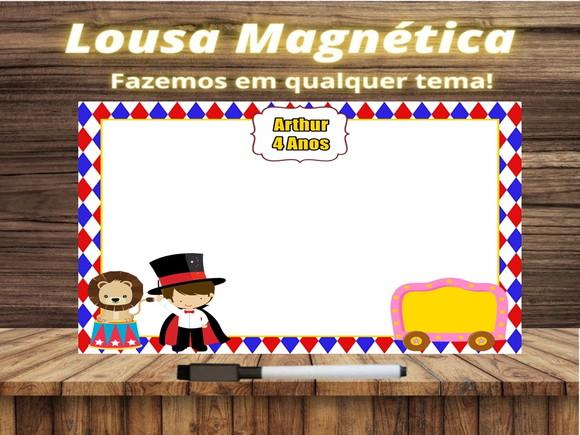 Lousa Magnética Circo com Embalagem