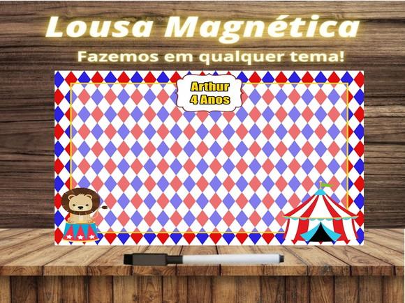 Lousa Magnética Circo com Embalagem