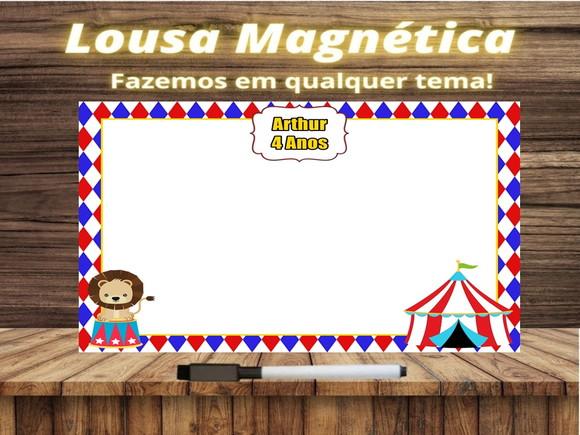 Lousa Magnética Circo com Embalagem